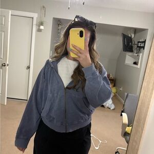 PINK Victoria's Secret Purple Bomber Jacket